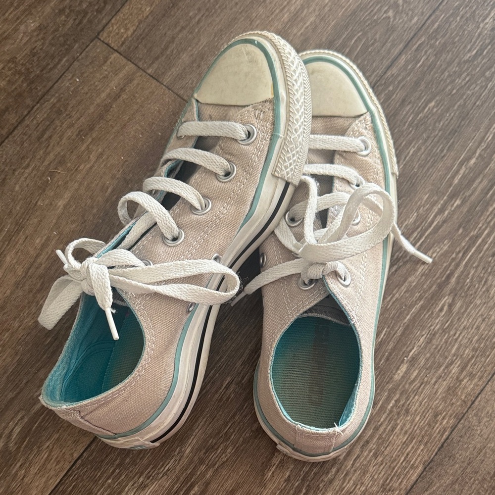 Converse Canvas Sneakers - Cream and White